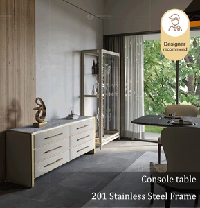 Meubles de villa Shenzhen <span class=keywords><strong>console</strong></span> d'<span class=keywords><strong>entrée</strong></span> haut de gamme <span class=keywords><strong>meuble</strong></span> de table italien buffet de salon <span class=keywords><strong>avec</strong></span> tiroirs - Product Image 6