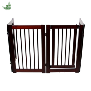 Barrière de sécurité pour enfants, portail en <span class=keywords><strong>bois</strong></span> réglable, écologique, pliable, protection contre les bébés, meubles, barrière pour salon, balcon extérieur - Product Image 2