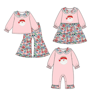 Pumpkins Dogs – ensemble de vêtements d'automne pour bébés filles, tunique à rayures roses, leggings - Product Image 3