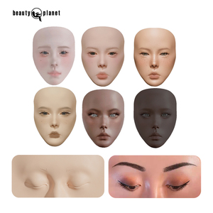 Maniquí de Ojos 5D de Silicona para Prácticas de Maquillaje Permanente, Cejas y Rostro, con Caja, de Beauty Planet - Product Image 1