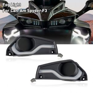 Couvre-phare antibrouillard Yongjin avec kit de feux de jour à LED et clignotants pour <span class=keywords><strong>Can</strong></span>-<span class=keywords><strong>Am</strong></span> <span class=keywords><strong>Spyder</strong></span> <span class=keywords><strong>F3</strong></span> 2015-2020 - Product Image 1
