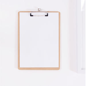 Portapapeles de madera personalizados, tablero duro estándar A4, tamaño de letra, tableros de madera con clip, carpeta, Portapapeles de MDF con gancho colgante - Product Image 2