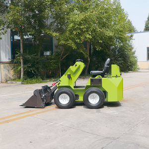 Mini-chargeuse compacte sur roues, chargeuse frontale, 16,8 kW, 1100 kg, pour jardin, ferme et travaux de construction, moteur diesel/essence - Product Image 6