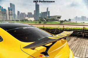 Pièces automobiles pour <span class=keywords><strong>Mercedes</strong></span> C63 coupé spoiler en fibre de carbone W205 C63 C63S becquet arrière GT de style IMP amélioré - Product Image 4