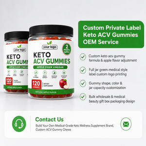 Gummies Keto ACV Quotidiennes Véganes Sans Sucre Certifiées GMP pour le Soutien Métabolique et le Bien-être Digestif, Marque Privée OEM ODM - Product Image 5