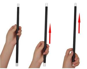 Bacchetta magica in aumento bacchetta Jumping bacchette in plastica trucco <span class=keywords><strong>magico</strong></span> bastoncini neri per saltare in salita trucchi giocattolo per principianti - Product Image 2