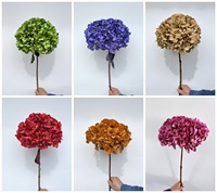Hortensia à grandes feuilles, aspect naturel, écologique, longue durée, pour décoration de Noël et de mariage, idéal pour les fleurs de vase DIY (vente en gros)