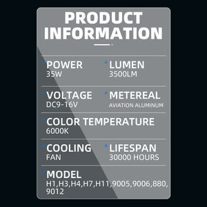 Faro LED SFIDA <span class=keywords><strong>V15</strong></span> de 70W y 6000K para Automóvil, con 2 Años de Garantía, Empaque Personalizado, Bombilla LED H4, Faro H7 para Iluminación de Vehículos - Product Image 6