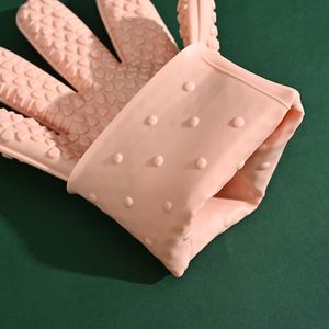 Ensemble de gants de four en silicone souple côtelé personnalisables en usine pour <span class=keywords><strong>Kitchenaid</strong></span>, gants de four en silicone liquide pour sublimation - Product Image 4