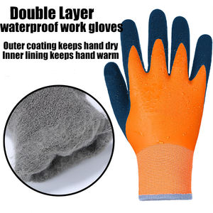 Vente en gros de gants de travail tricotés en acrylique pour le froid par temps froid Gants de protection thermique pour la neige d'hiver imperméables - Product Image 2