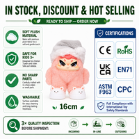 Jouet en peluche personnalisé en coton PP - Personnage d'anime mignon, mascotte, souvenir, cadeau pour enfants