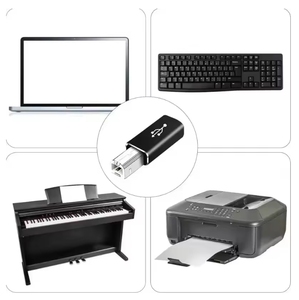 <span class=keywords><strong>USB</strong></span> <span class=keywords><strong>B</strong></span> mannelijk naar <span class=keywords><strong>USB</strong></span> Type <span class=keywords><strong>C</strong></span> vrouwelijk <span class=keywords><strong>adapter</strong></span> voor scanner, printer, converter, <span class=keywords><strong>USB</strong></span>-overdracht voor printer, MIDI-controller, toetsenbord - Product Image 4