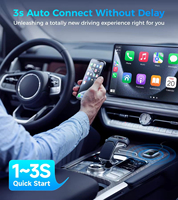 2 en 1 Carplay Android Auto Caprlay Dongle Wireless Carplay Adapter Converter Box for Universal Original Wired Carplay