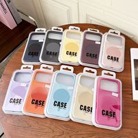 Coque de téléphone en silicone liquide magnétique haut de gamme anti-chute à chargement sans fil pour iPhone 18 17 16 Pro Max – Vente en gros