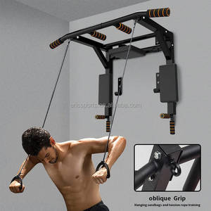 Barra de Dominadas Multifuncional de Hierro Fundido para Montar en la Pared, Estación de Dominadas, Gimnasio en Casa, Torre de Potencia para Entrenamiento - Product Image 1