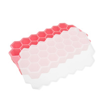 Meistverkaufte 37-Gitter-Bienenstock-Eisform mit Deckel, 10-Fach-Silikon-Gelbehälter