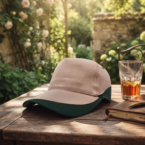 Gorras Personalizadas con Bordado, Dos Tonos, Verde Caqui, Precio de Fábrica, Estructuradas, de 5 Paneles, de Lona, Deportivas, de Béisbol - Product Image 2