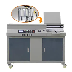 Automatic Book Binder Hard Cover Machine A3 50B+ Professional Perfect Hot Melt Glue Book Binding Machine For Books