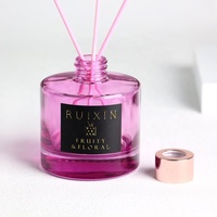 Diffuseur de luxe Bouteille en verre vide 100ml 150ml 200ml Rond Reed Diffuseur Aroma Bouteille en verre