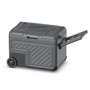 Mini réfrigérateur de voyage voiture <span class=keywords><strong>Camping</strong></span> 35L double Zones Portable réfrigérateur refroidisseur grande capacité voiture congélateur avec roues - Product Image 3