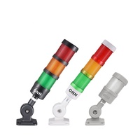 Lampe de pile de conception modulaire multicolore multicouche ONN-M4 certifiée CE/FCC/TUV avec sonnerie