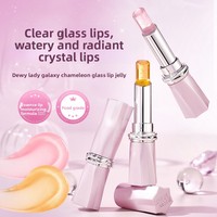 Dew Ladies 7323 Xinghe Chameleon Glass Lip Freeze Rouge à lèvres hydratant à changement de couleur, format standard, emballage standard