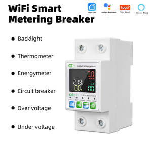 Disjoncteur de mesure intelligent Wifi Compteur électrique monophasé Régulateur de tension automatique Protection contre les surtensions Capacité 20kVA - Product Image 3