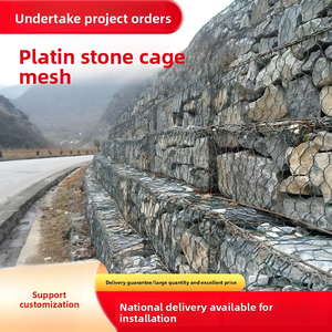Lồng bán chạy nhất tùy chỉnh thân thiện với môi trường hộp rọ mạ kẽm dễ dàng lắp ráp lưới thép giữ lại hàng rào đá - Product Image 2