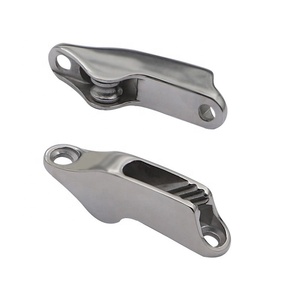 Acier inoxydable 316 Marine Corde Clamp Cam Cleat W/roue 18x90mm Flip up Clamp Jam Line Cleats Fairlead 3-6mm Yacht Boat Hardware - Product Image 1