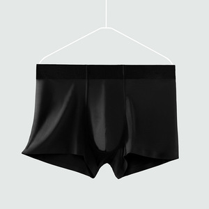 Short en modal ultra-fin pour <span class=keywords><strong>homme</strong></span>, caleçon taille moyenne respirant, design uni tissé, <span class=keywords><strong>string</strong></span> <span class=keywords><strong>jetable</strong></span> en modal pour l'hiver - Product Image 3