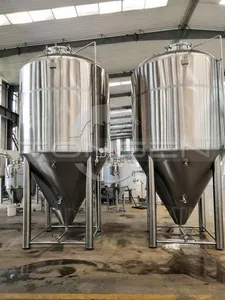 ถังหมัก 5000L ถังหมักเบียร์ โรงงานโรงเบียร์ถังหมัก ระบบอุปกรณ์การหมักเบียร์ 50HL