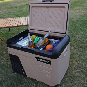 Cooler Mini Capacity 12V Dual Use Freezer Compressor Fridge Portable Camping Car <b>Refrigerator</b> Portable Car <b>Refrigerator</b> - Product Image 2