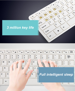 Office-Conjunto Combinado de teclado y ratón inalámbricos, conjunto ultrafino de 2,4 Ghz para <span class=keywords><strong>iPad</strong></span> y portátil - Product Image 5