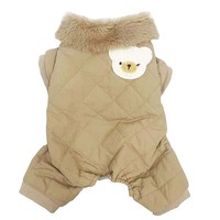 Nouvelles tenues rembourrées en coton pour petits chiens coréens, vente en gros, vêtements d'hiver épaissis à quatre pattes pour animaux de compagnie, résistants au froid, pour l'export.