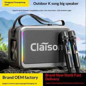 Portable Outdoor Karaoke <b>Speaker</b> 5.3 80W Waterproof Subwoofer with LED Lights & Long Battery Life - Product Image 5