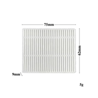 Kit de remplacement d'accessoires compatibles avec les pièces du robot aspirateur Xiaomi S20 : brosse principale, 6 brosses latérales, 3 filtres HEPA, 2 chiffons de nettoyage