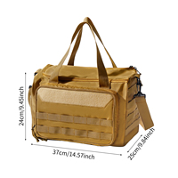 Sac tactique de tir de pistolet 20L Sac de sport pour accessoires de chasse Sac de rangement pour équipement