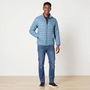 Chaqueta Acolchada Personalizada para Hombre, Transpirable, Resistente al Agua, Abrigo de Invierno con Bolsillos con Cremallera - Product Image 1