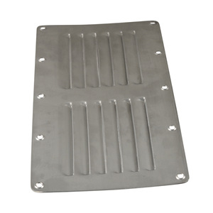Grille d'aération rectangulaire en acier inoxydable 230x115mm pour bateau, yacht, camping-car, fixation par vis - Product Image 3