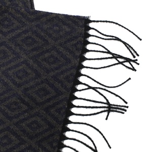 Azul oscuro Beige estilo largo invierno cálido Cachemira sensación Unisex venta al por mayor personalizado tejido suave lana acrílico tejido cepillado bufanda - Product Image 3