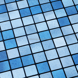 Moderno 3D aluminio <span class=keywords><strong>vinilo</strong></span> Peel Stick autoadhesivo pared <span class=keywords><strong>mosaico</strong></span> azulejo 4mm de espesor para cocina Backsplash pared Interior al por mayor - Product Image 2