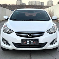 Hyundai Elantra 2015 1.6L, темно-коричневая кожа, R16, АКПП, б/у, левый руль, компактный седан