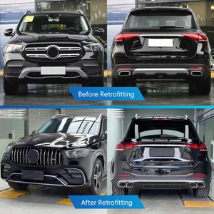 Kit de carrocería para BMW GLE, actualización de modificación de coche 2020-2022, parachoques delantero y trasero G63. - Product Image 2