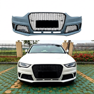 Kits de pare-chocs avant pour <span class=keywords><strong>Audi</strong></span> A4 S4 B8.5, style <span class=keywords><strong>RS4</strong></span>, avec calandre noire, pour <span class=keywords><strong>Audi</strong></span> A4 S4 B8.5 2013 2014 2015 2016 - Product Image 1