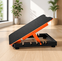 Planche inclinée réglable pour squats, étirements des mollets, soulagement de la fasciite plantaire, capacité 600 LBS, robuste, antidérapante, OEM ODM, logo personnalisé