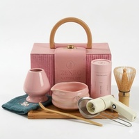 Ensemble de fouets à matcha électriques professionnels avec logo personnalisé OEM, fouet en bambou et bol en céramique pour les salons de thé