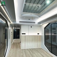 Maisons, Villas, Appartements, Hôtels, Bureaux, Chambres à Coucher Préfabriquées Contemporaines Modernes Minimalistes en Conteneurs à Cadre Acier