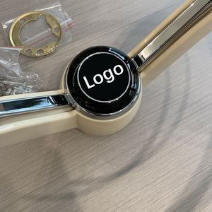 Volante Clásico Vintage Estilo Banjo para <span class=keywords><strong>Volkswagen</strong></span> VW Escarabajo Bug 1966 1969 en Blanco Marfil y Negro - Product Image 5