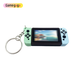 Wholesale Mini NS Game Console Keychain Game Console Rubber Key Chain Gaming Keyring <b>Bag</b> <b>Charm</b> Pendant Accessory for Gamers - Product Image 2