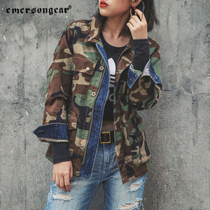 Fabricant Emersongear <span class=keywords><strong>Veste</strong></span> de camouflage mince et décontractée pour l'extérieur pour dames Vestes de printemps longues tactiques pour femmes - Product Image 2